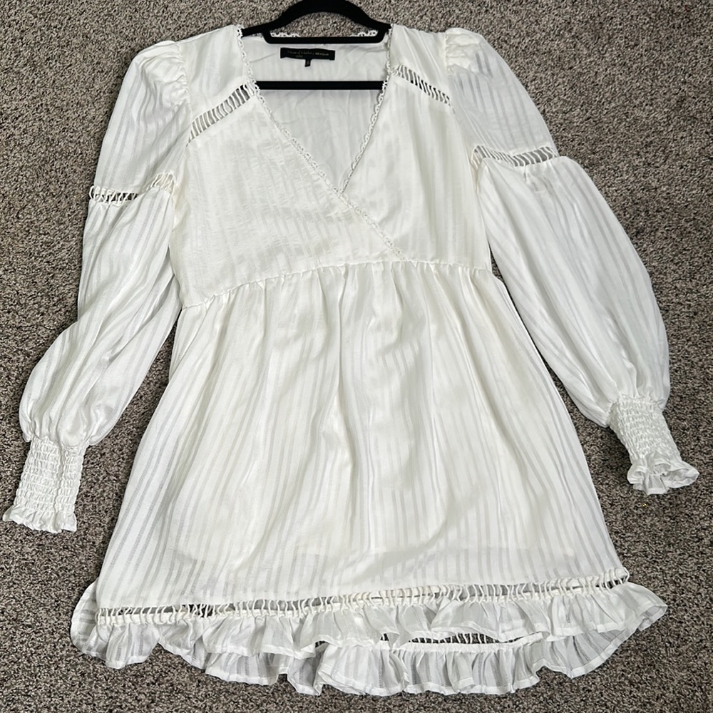House of Harlow x Revolve v neck while mini dress size small - Picture 13 of 16